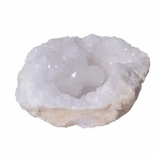 White genuine geode