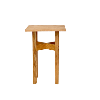 Scandanavian light wood modern side table