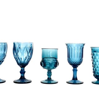 Vintage dark teal colored glasses