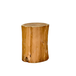 Modern and rustic genuine tree stool