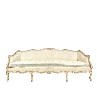 French, Off White, Cream, Floral, Sofa