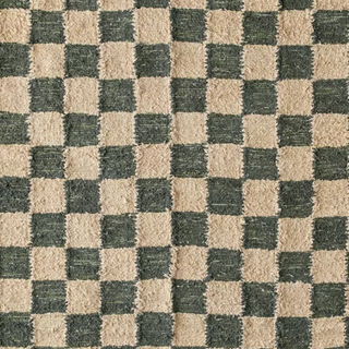 Checkerboard Check Checkered Pattern in Sage Olive Green and Beige