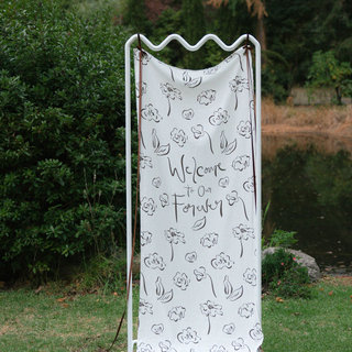 Wave Frame - Tall (white) - Found Collective