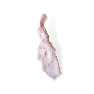 Pale pink pure linen napkin hire