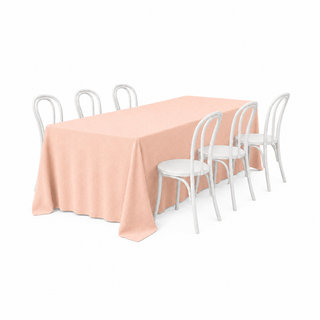 blush pink weave trestle cloth hire adelaide
