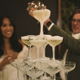 champagne tower hire in Adelaide for weddings and events