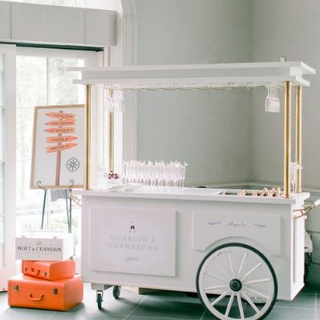 Champagne Cart - Magnolia Event Rentals