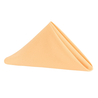 20x20 Apricot polyester napkins