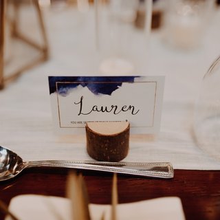 Mini Wood Round Card Holders for Table Numbers