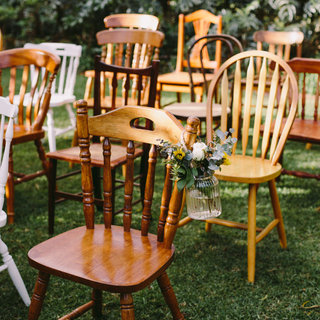 Mismatched Wooden Chairs