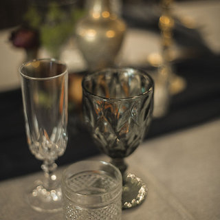 Vintage Water and Wine Tumblers