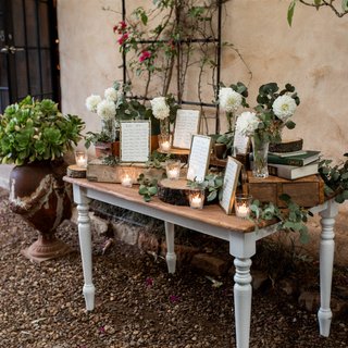 Wooden Table White Legs