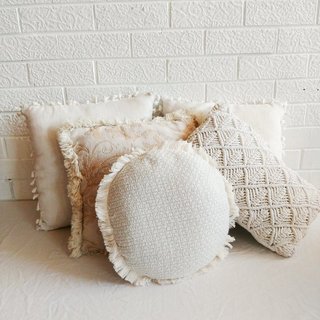 White Scatter Cushions
