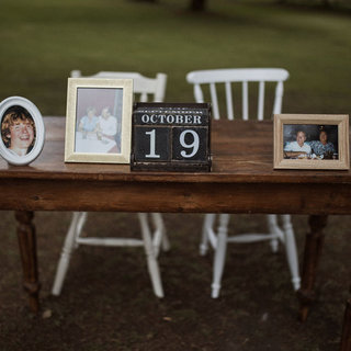 Wooden Wedding Signing, Cake, Gifts Table