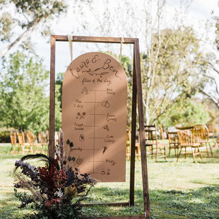 Timber Sign Stand - Large