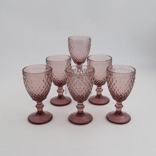 Pink Glass Goblets