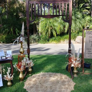Vintage Wooden Arbour