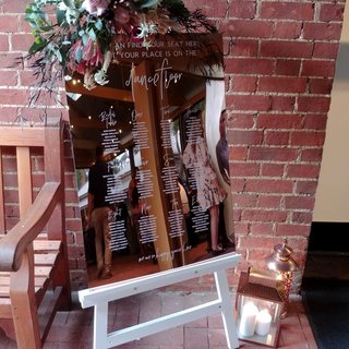 White Timber Easel - Adjustable