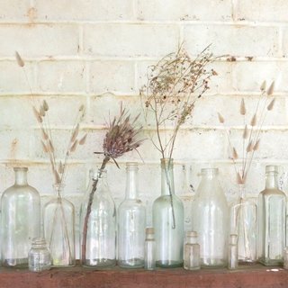 Vintage Clear Vases Various Sizes