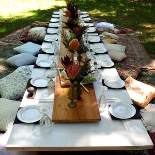 Low Wooden Door Tables