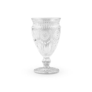 Matching Clear Glasses for water or wine
