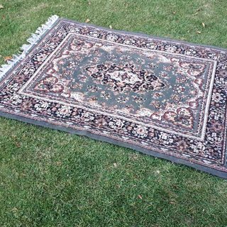 Grey Rug Wedding
