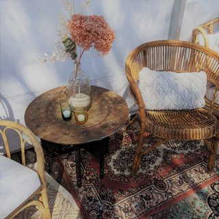 Brass Side Table