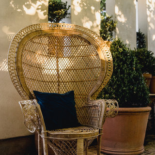 Cane Peacock Chair