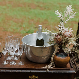 Small Vintage Metal Tubs
