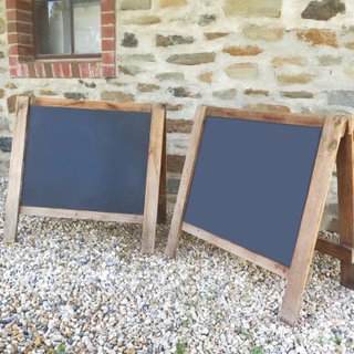 Timber Trestle Chalk Signboards Weddings