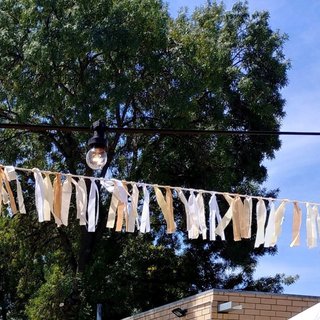 Neutral Cloth Tassel Garland 