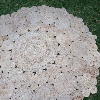 Round Jute Rug Wedding