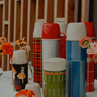 Remember how much we loved fun vintage Thermos vacuum bottles in the 50s,  60s & 70s? - Click Americana