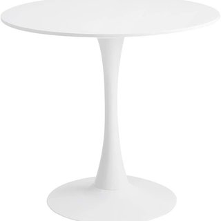 White Modern Bistro Table - rentals