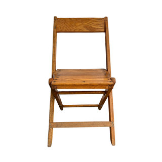 Snyder Wood Folding Chair - Relics Rentals