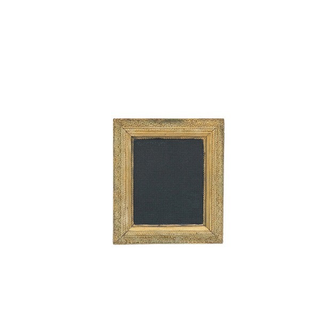 Large chalkboard with thick gold perimeter