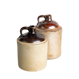 Vintage wine jugs