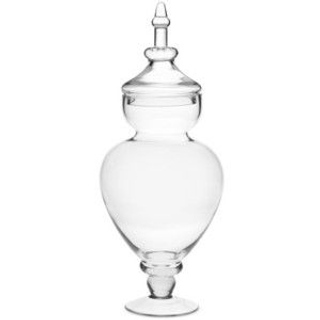 Apothecary Jar: Clear Glass Large