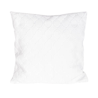 Toss Pillow: White Link (z)