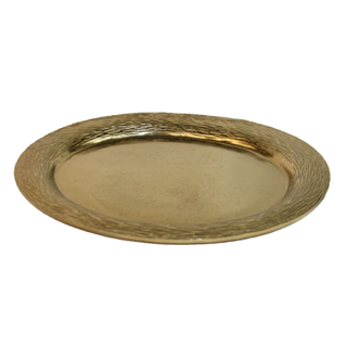 Tray: Gold Oval Platter 18"