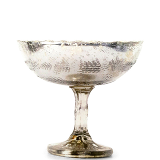 Vase: Silver Mercury Pedestal Bowl