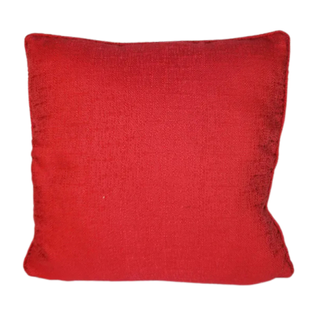 Toss Pillow: Red Woven (z)