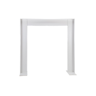 white contemporary frame backdrop 