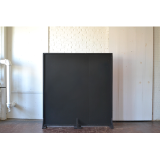 Freestanding wide black chalkboard panel