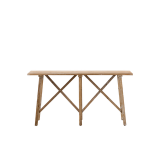 light wood console table 