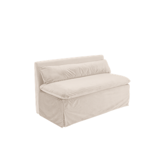 taupe velvet linden banquette bench rental for events