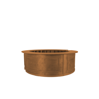 classic wood bar rental full round
