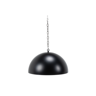 black metal dome shape pendant