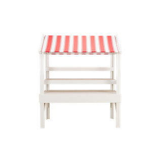 personalization options for colorful awnings on market stand rentals