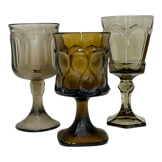 Brown/Amber Glass Collection — Vintage Rental Co.